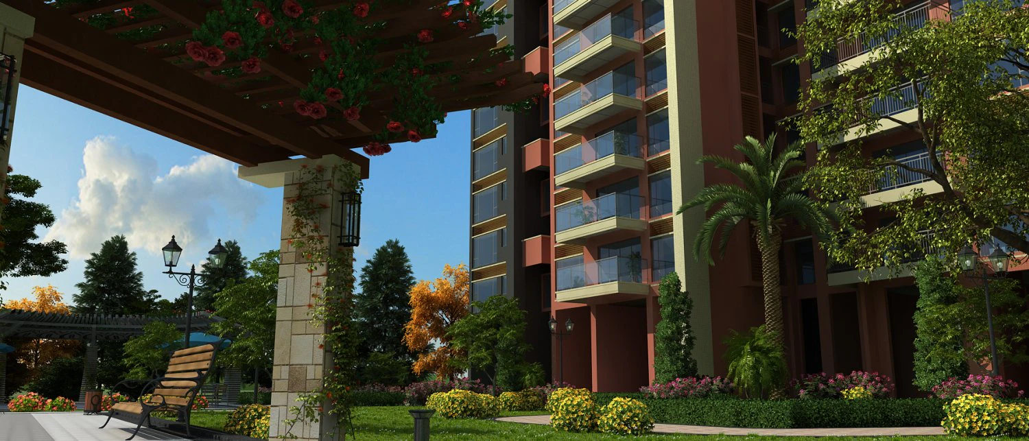 residential community landscape 18 3D Model .c4d .max .obj .3ds .fbx .stl .blend
