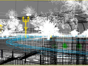 residential community landscape 20 3D Model