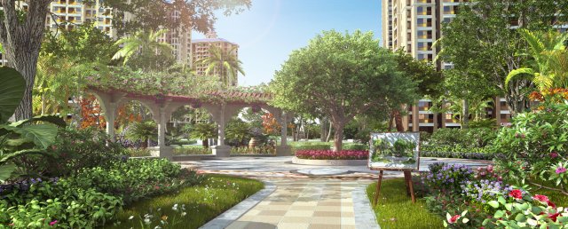residential community landscape 24 3D Model .c4d .max .obj .3ds .fbx .stl .blend 