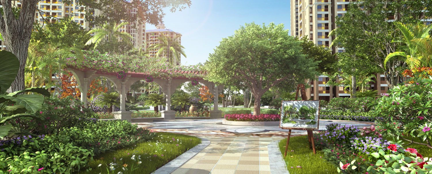 residential community landscape 24 3D Model .c4d .max .obj .3ds .fbx .stl .blend 