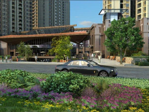 residential community landscape 25 3D Model