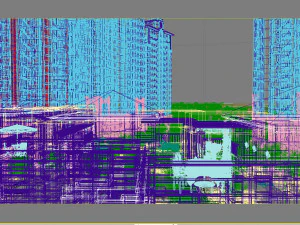 residential community landscape 25 3D Model
