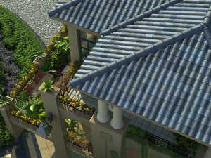 residential community landscape 28 3Dモデル