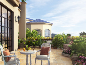residential community landscape 29 Model 3D