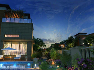 residential community landscape 30 3D Model