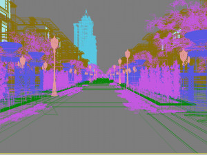 residential community landscape 38 3D मॉडल