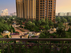 residential community landscape 38 Model 3D