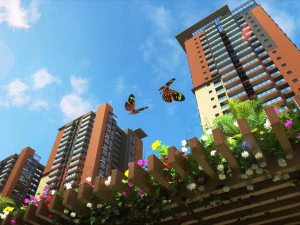 residential community landscape 41 3D Model