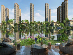 panorama delle comunit&agrave; residenziali 50 Modello 3D