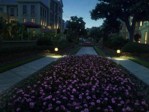 residential community landscape 53 Model 3D