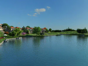 residential community landscape 55 3D Model