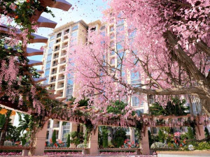 residential community landscape 60 3D Model