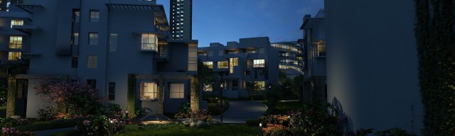 residential community landscape 63 3D Model .c4d .max .obj .3ds .fbx .stl .blend