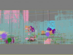 residential community landscape 63 3D Model