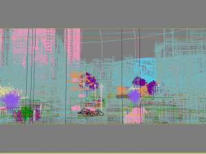 residential community landscape 63 3D Model