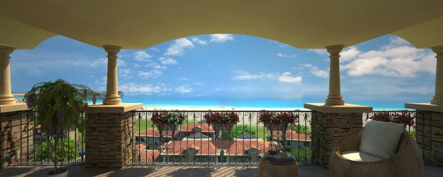 residential community landscape 66 3D Модель .c4d .max .obj .3ds .fbx .stl .blend 