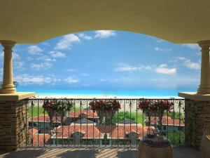 residential community landscape 66 Model 3D
