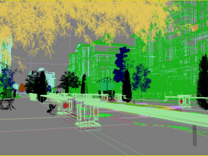 residential community landscape 68 Modelo 3D