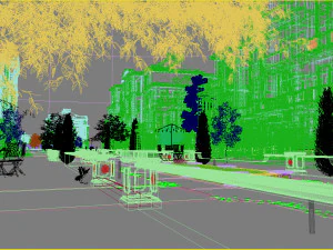 residential community landscape 68 3D Model