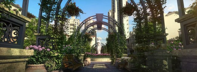 residential community landscape 69 3D Model .c4d .max .obj .3ds .fbx .stl .blend 