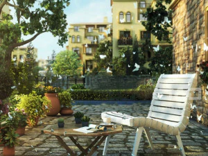 residential community landscape 77 3D Model