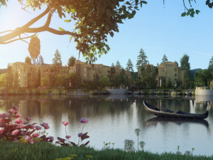 residential community landscape 82 Model 3D