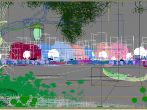 residential community landscape 82 Modèle 3D