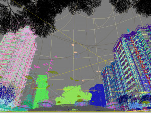 residential community landscape 86 Modelo 3D