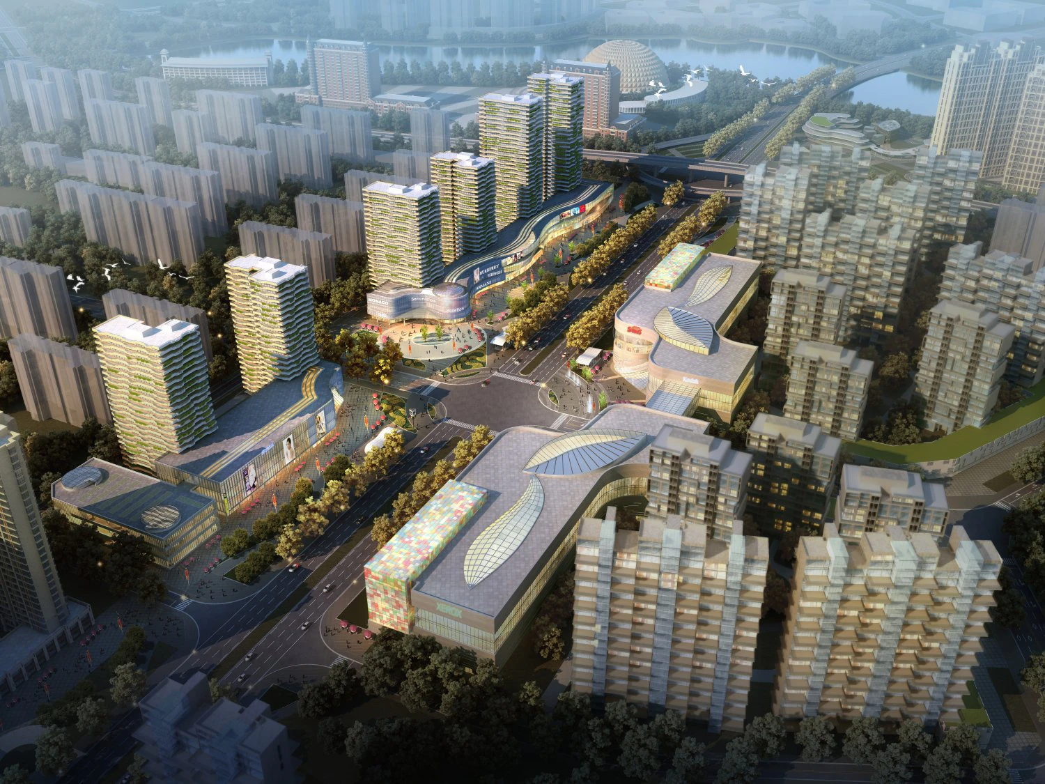 city plan 008 3D Model .c4d .max .obj .3ds .fbx .stl .blend 
