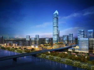 초고층 비즈니스 센터 009 3D 모델