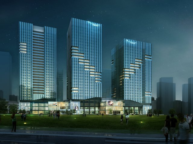 skyscraper business center 038 Modèle 3D .c4d .max .obj .3ds .fbx .stl .blend 