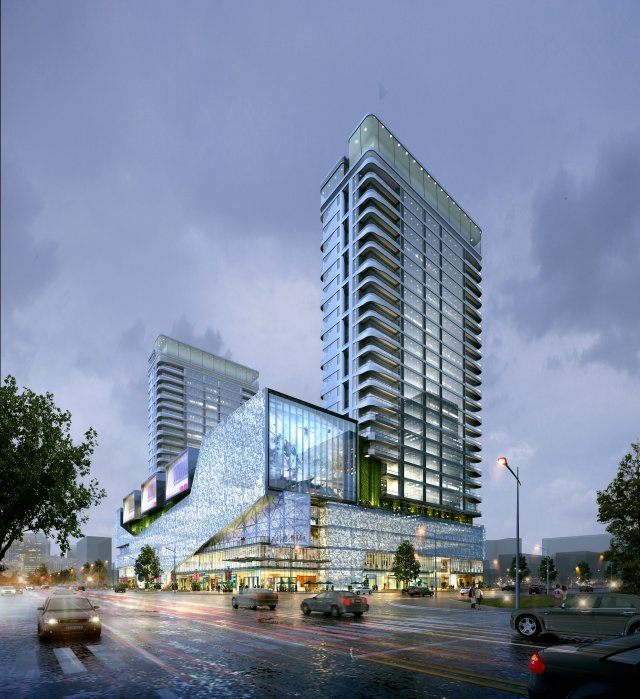 skyscraper business center 021 3D Модель .c4d .max .obj .3ds .fbx .stl .blend 