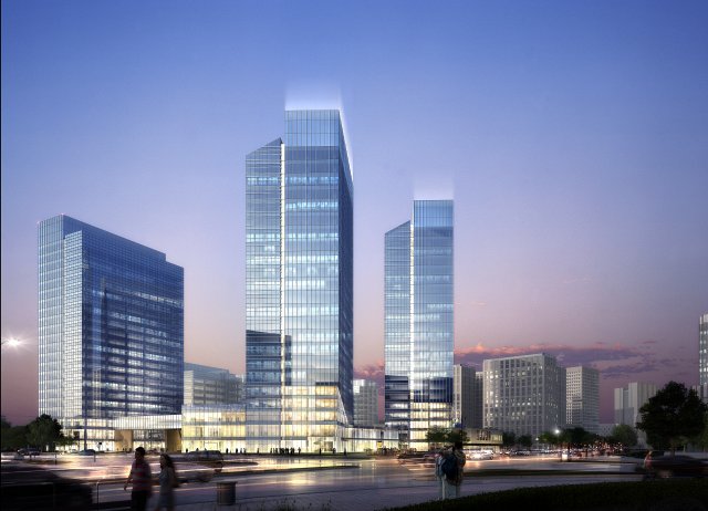skyscraper business center 024 Model 3D .c4d .max .obj .3ds .fbx .stl .blend 