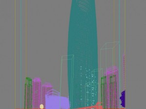 skyscraper business center 025 Modelo 3D