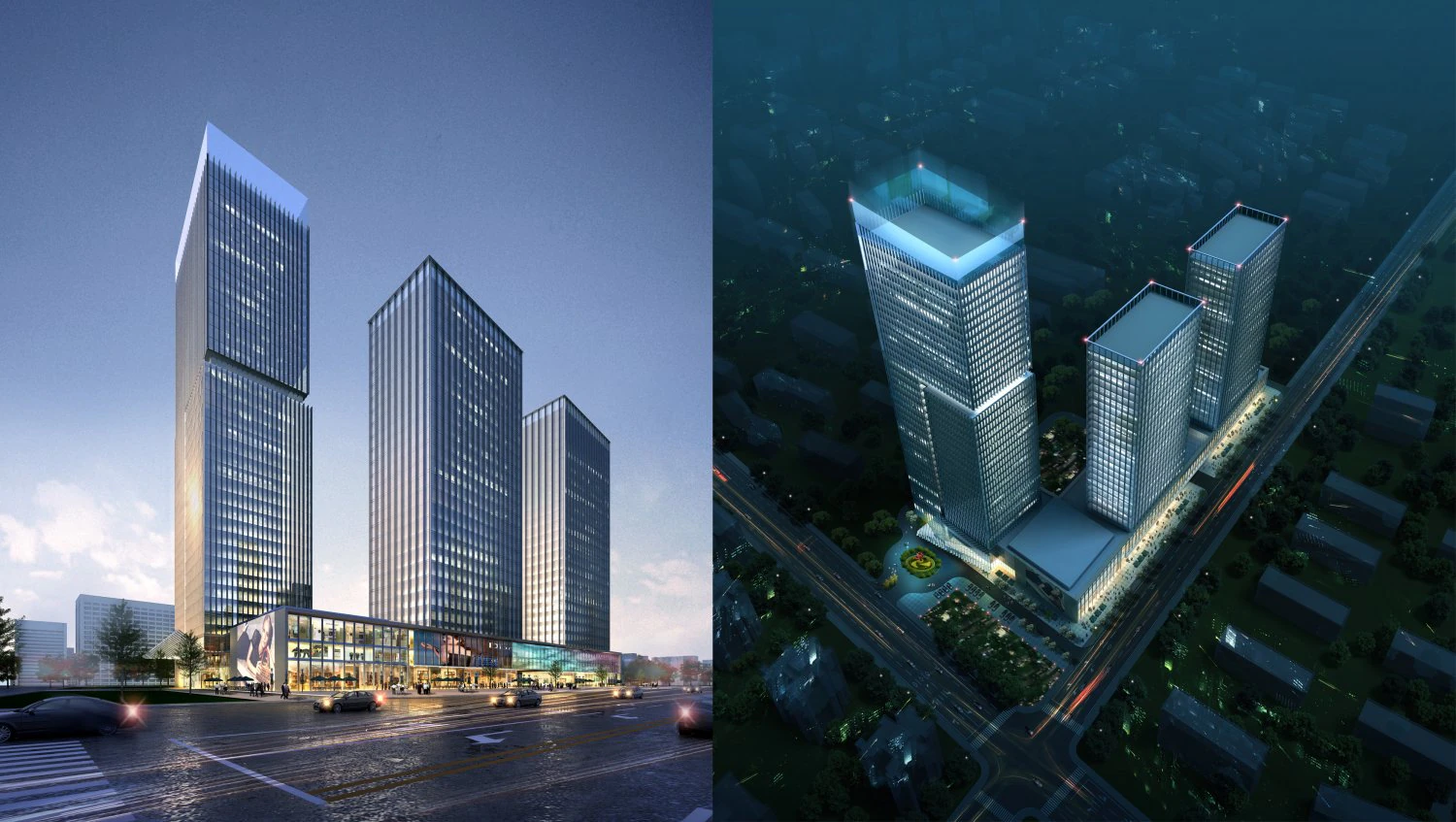 skyscraper business center 026 3D Model .c4d .max .obj .3ds .fbx .stl .blend 