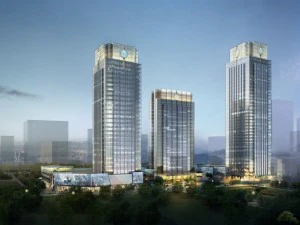 centrum biznesowe wieżowca 030 Model 3D