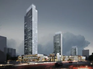 centro business grattacielo 034 Modello 3D