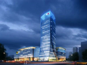 небоскреб бизнес-центр 047 3D Модель