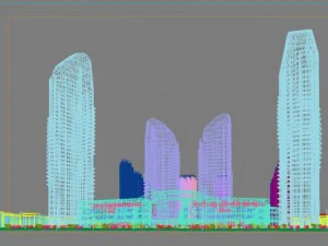 skyscraper business center 048 3D Model
