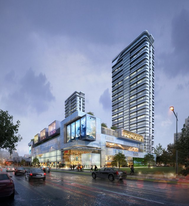 skyscraper business center 054 3D मॉडल .c4d .max .obj .3ds .fbx .stl .blend 