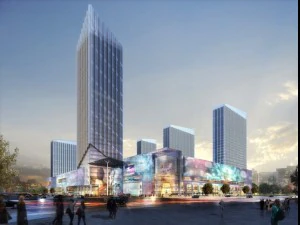 centro business grattacielo 055 Modello 3D