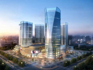 pusat bisnis gedung pencakar langit 059 Model 3D