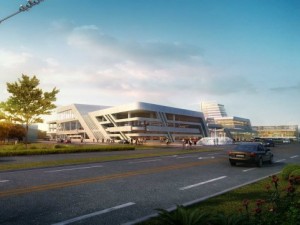 bus station 001 Model 3D