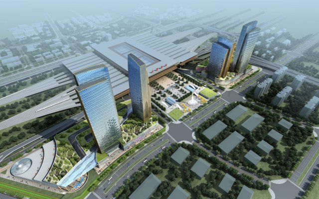 railway terminal 001 3D-Modell .c4d .max .obj .3ds .fbx .stl .blend 