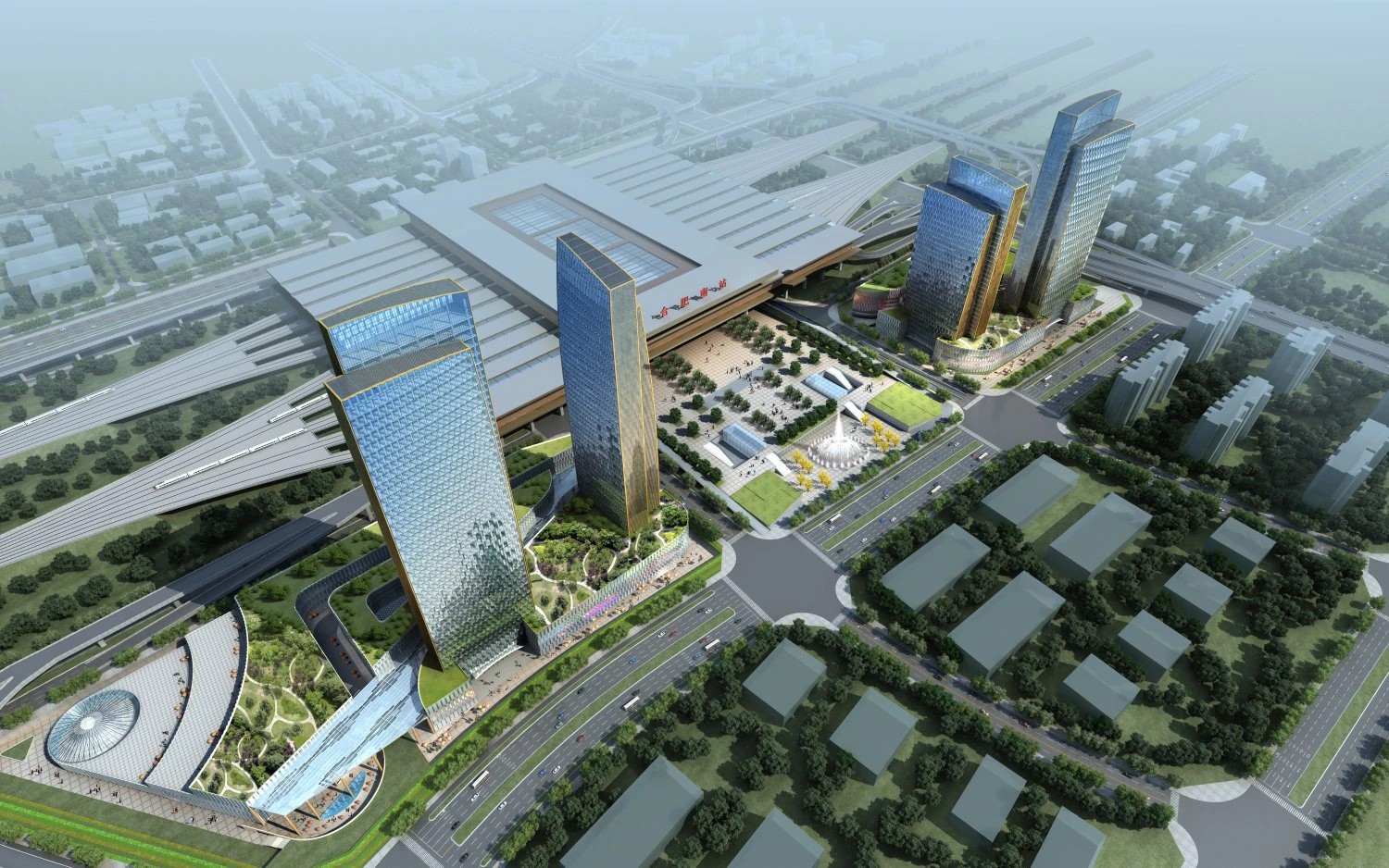 railway terminal 001 3D Model .c4d .max .obj .3ds .fbx .stl .blend
