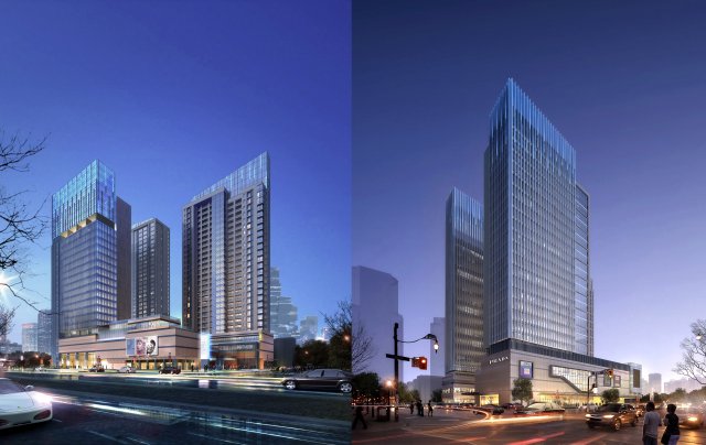 skyscraper office building 001 Modelo 3D .c4d .max .obj .3ds .fbx .stl .blend 