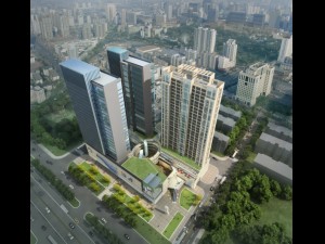 skyscraper office building 001 Modelo 3D