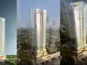 edificio per uffici grattacielo 005 Modello 3D