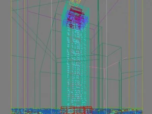 skyscraper office building 005 3D Model
