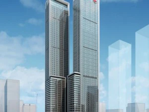 skyscraper office building 006 3D Model